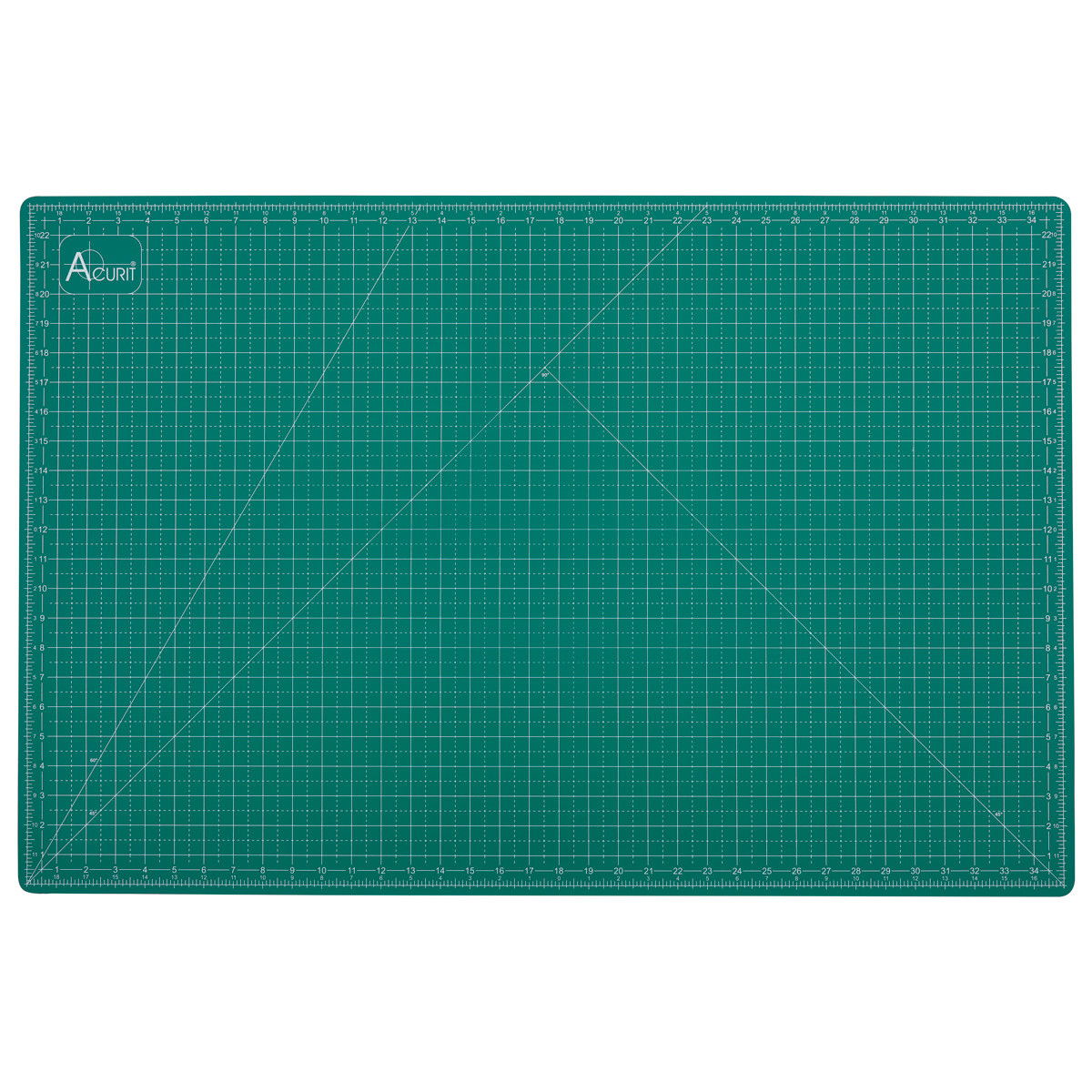 Acurit Self Healing Cutting Mat 24"x36" Green - (90593)