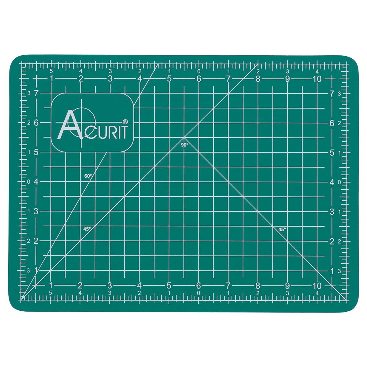 Acurit Self Healing Cutting Mat 9"x12" Green - (90584)