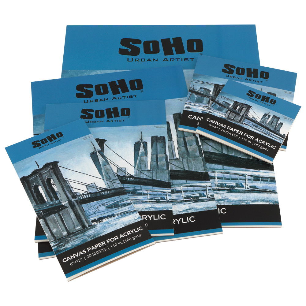 SoHo Acrylic Canvas Paper Pad