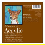 Strathmore 400 Series Acrylic Primed Linen Canvas Pad 