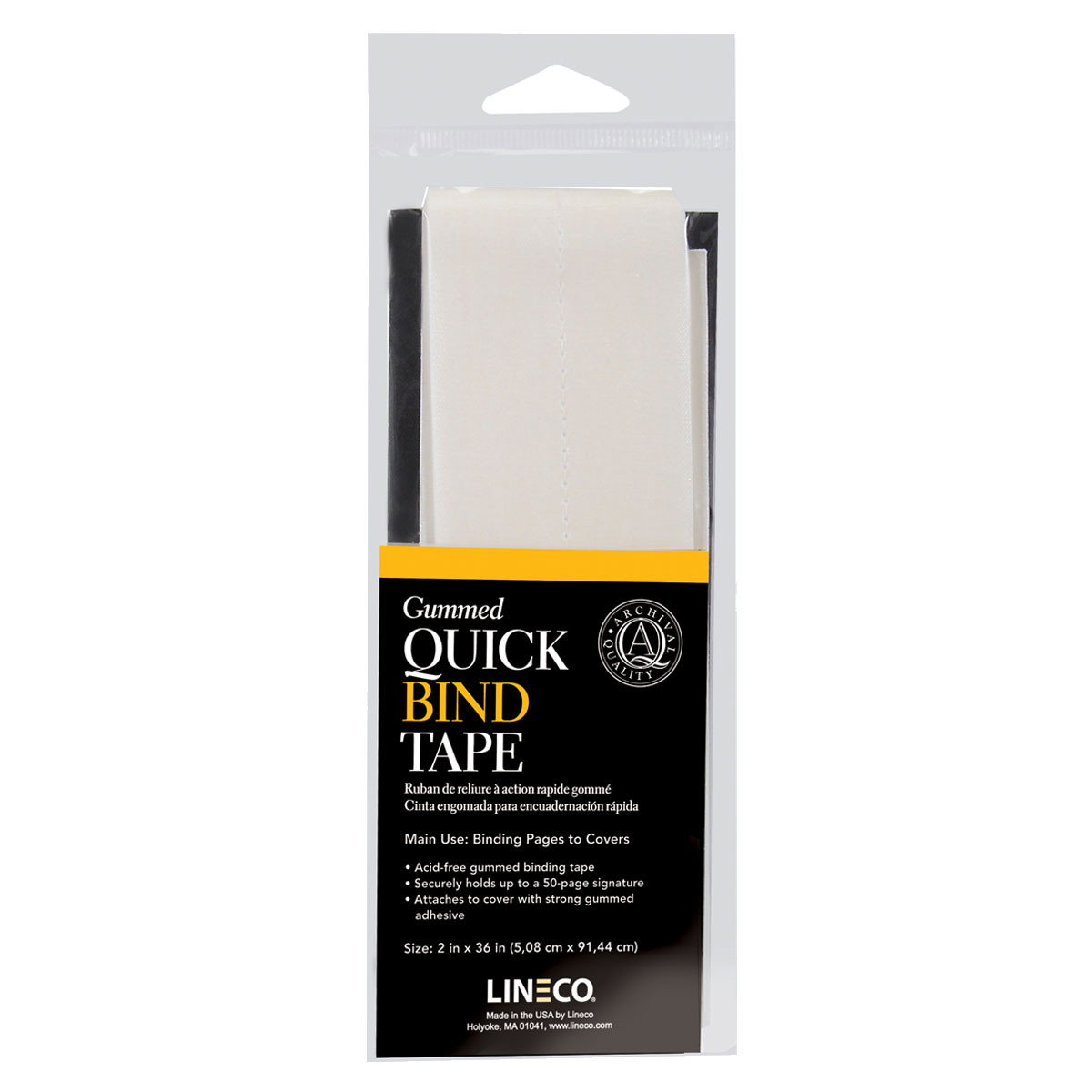 Lineco Quick Bind Tape 2 x 36 inch - (200041193)