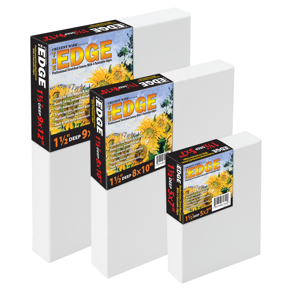 The Edge All-Media 1.5" Deep Stretched Cotton Canvas