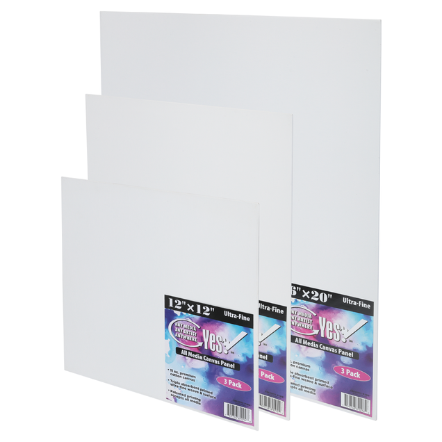 Yes! All Media Cotton Canvas Panels Yes! All Media Cotton Canvas Panels