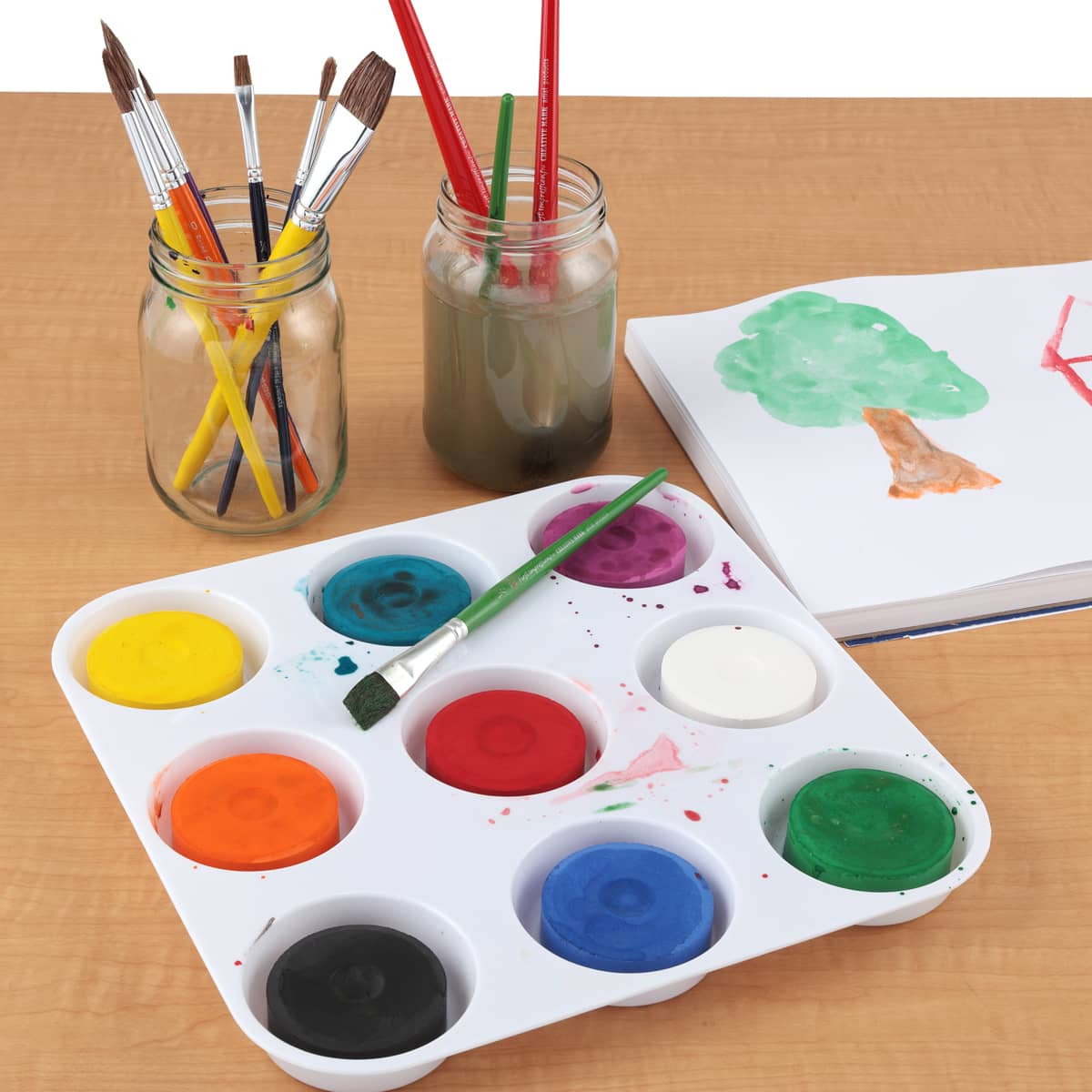 1st Impressions Set of 9 Tempera Cakes - (87023)