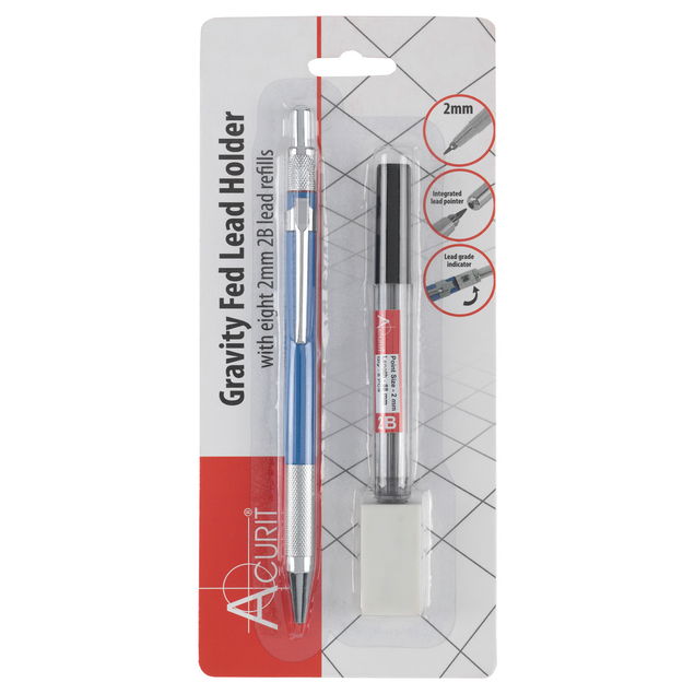 Acurit 2mm Lead Pencil & 8 Lead Refills - (90515) Acurit 2mm Lead Pencil & 8 Lead Refills - (90515)