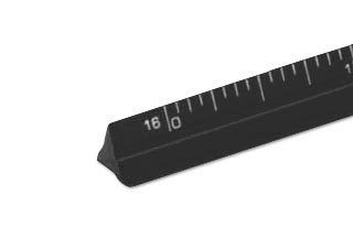 Alumicolor 6 inch Architect Pocket Scale in Black - (1000012959)