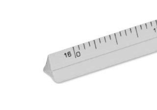 Alumicolor 6 inch Architect Pocket Scale in Silver - (1000012958)