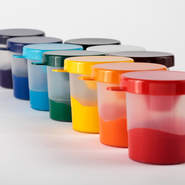 1st Impressions Spill-Proof Colors Cups 10 Pack - (86489) 1st Impressions Spill-Proof Colors Cups 10 Pack - (86489)