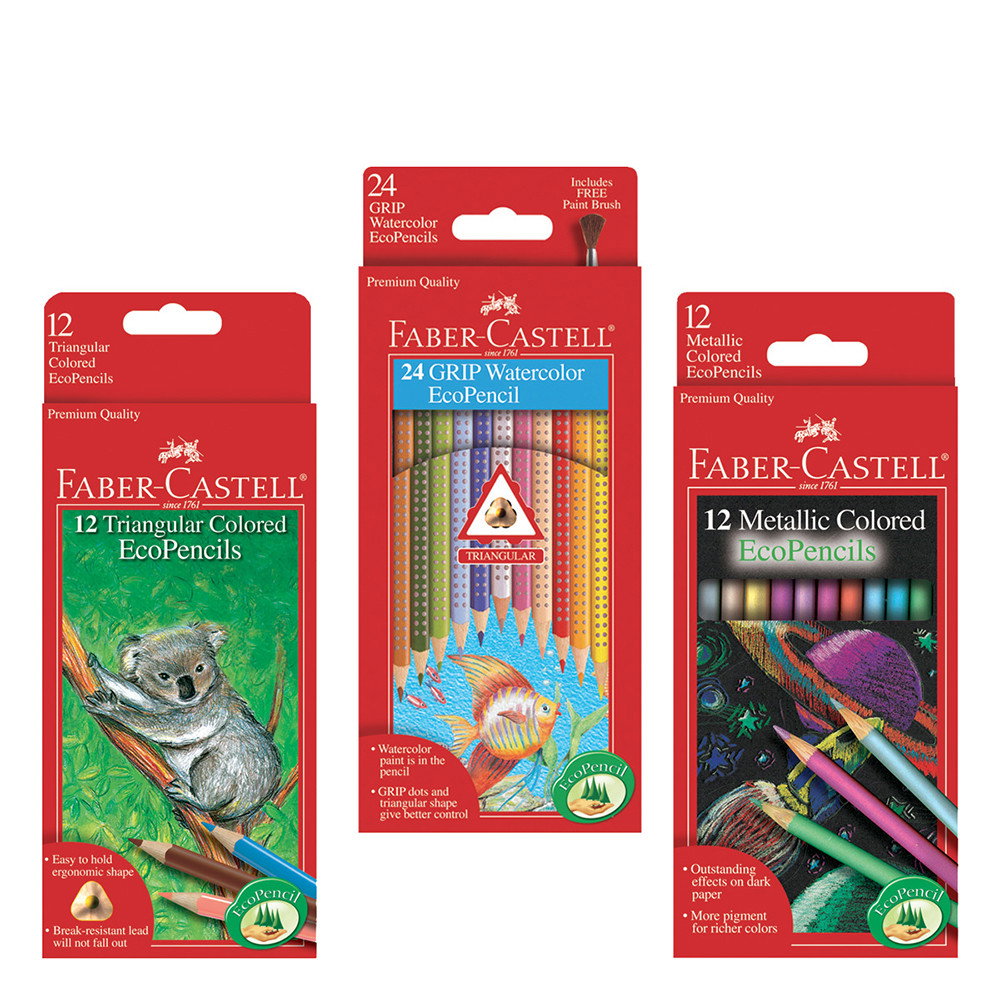 Faber-Castell GRIP Color EcoPencil Sets