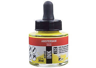 Amsterdam Acrylic Ink 30ml Azo Yellow Lemon - (200027494)