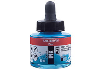 Amsterdam Acrylic Ink 30ml Kings Blue - (200027502)