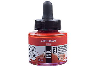 Amsterdam Acrylic Ink 30ml Naphthol Red Deep - (200027505)