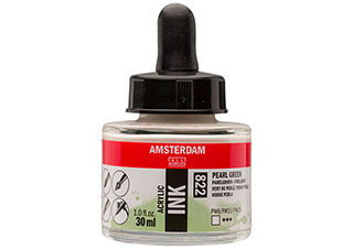 Amsterdam Acrylic Ink 30ml Pearl Green - (200032724)