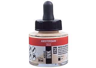 Amsterdam Acrylic Ink 30ml Naples Yellow Red Light - (200027507)