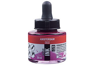 Amsterdam Acrylic Ink 30ml Permanent Red Violet - (200027514)