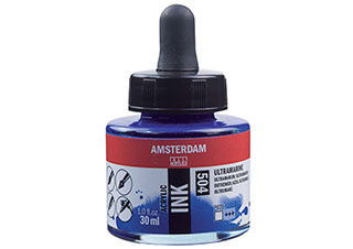 Amsterdam Acrylic Ink 30ml Ultramarine - (200027532)