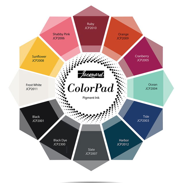 Jacquard ColorPad Pigment Stamp Pad Jacquard ColorPad Pigment Stamp Pad