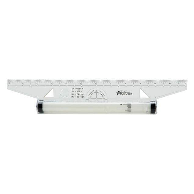 Acurit 12" Rolling Transparent Ruler Acurit 12" Rolling Transparent Ruler