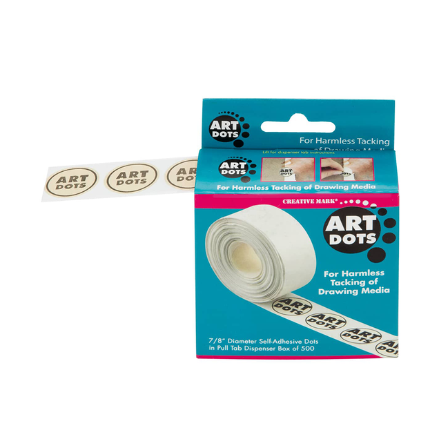 Acurit Art Dots Drafting Tape Rounds Box of 500 Acurit Art Dots Drafting Tape Rounds Box of 500