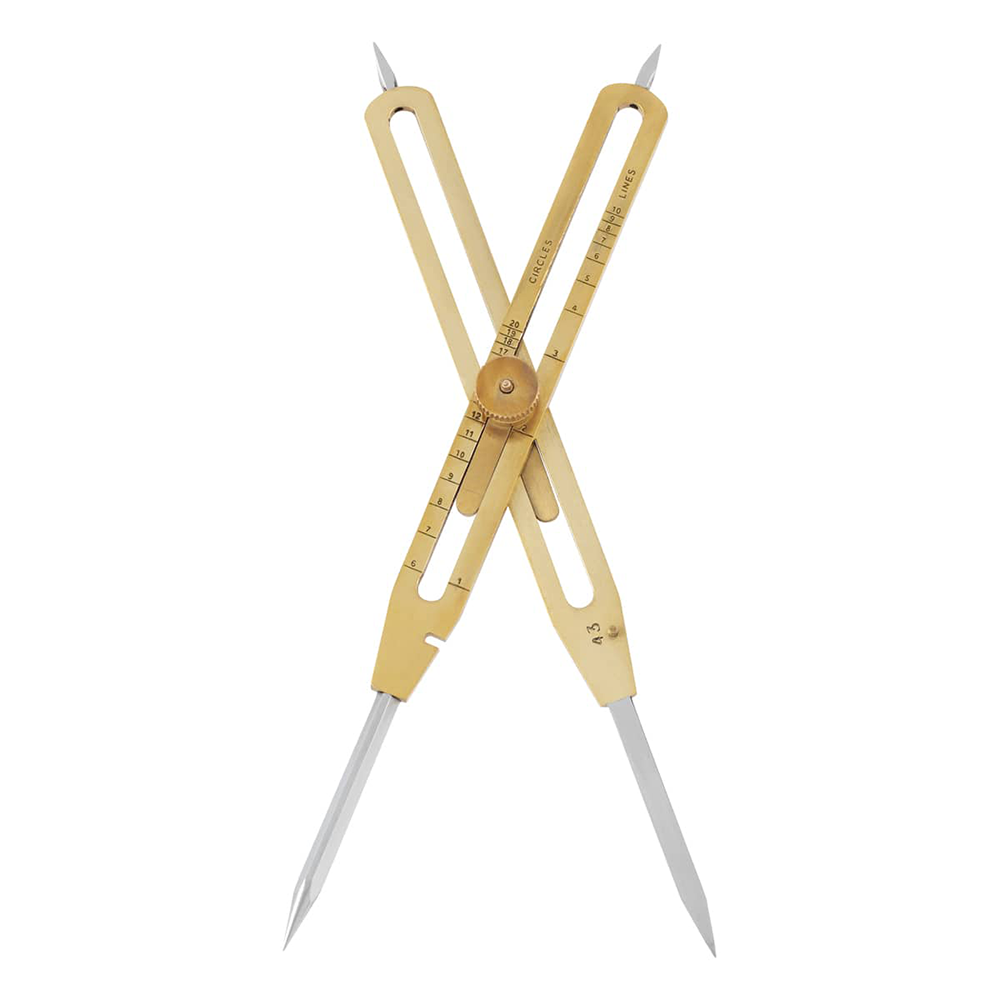 Acurit 9" Brass Proportional Divider