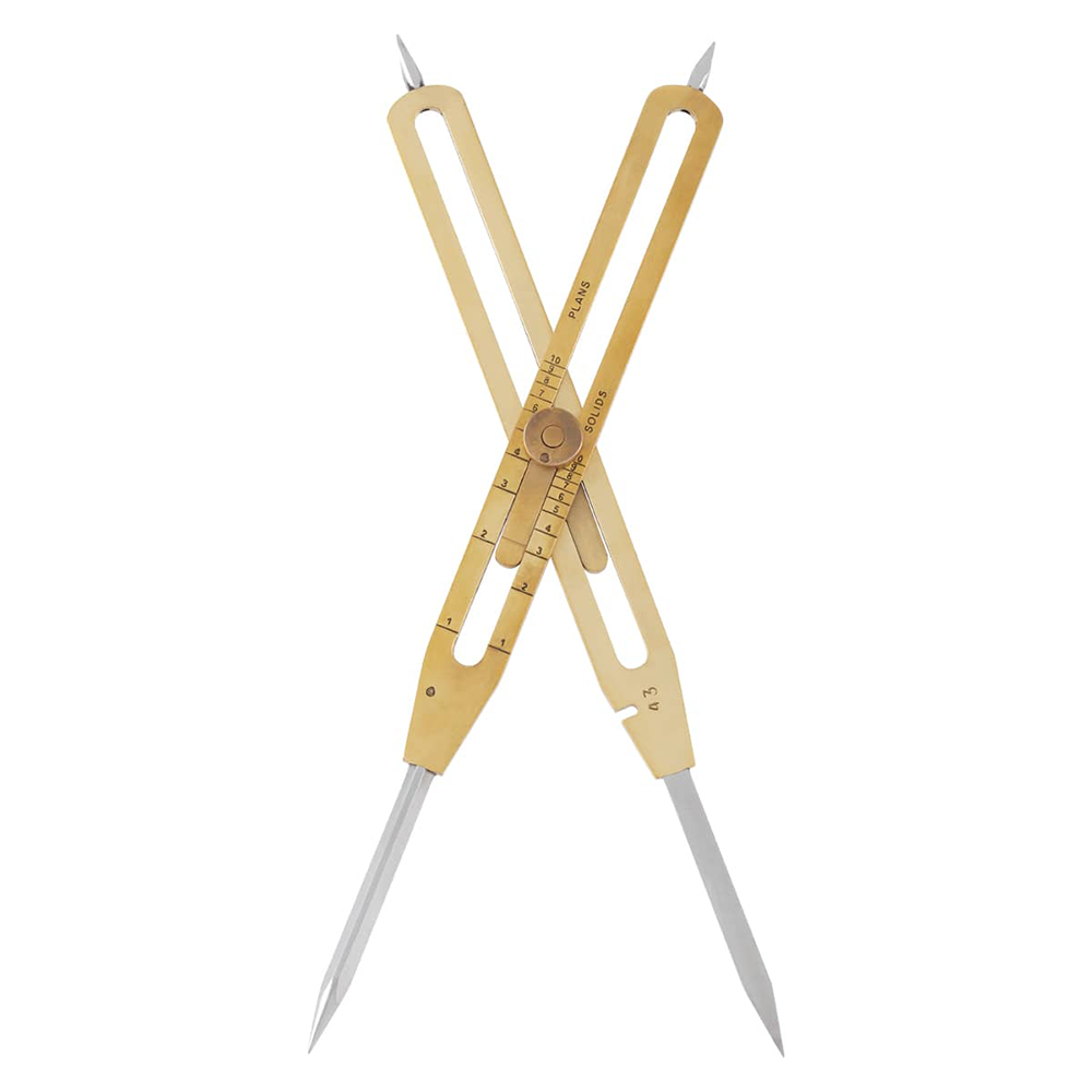 Acurit 9" Brass Proportional Divider