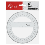 Acurit 360 Degree Protractor 6 in. Circle Acurit 360 Degree Protractor 6 in. Circle