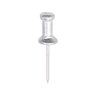 Advantus 5/8" Aluminum Push Pins Box of 100 - (1000084264) Advantus 5/8" Aluminum Push Pins Box of 100 - (1000084264)