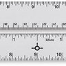 Alumicolor 18" Aluminum Straight Edge Ruler with Center Finding Back - (100043118) Alumicolor 18" Aluminum Straight Edge Ruler with Center Finding Back - (100043118)