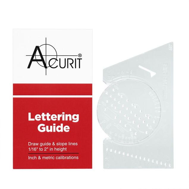 Acurit Lettering Guide Acurit Lettering Guide