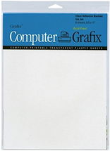 Grafix Ink Jet Film 8.5 x 11 inch 6-Pack