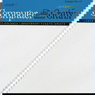 Grafix Ink Jet Film 8.5 x 11 inch 6-Pack Grafix Ink Jet Film 8.5 x 11 inch 6-Pack