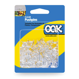 OOK Push-Pins Clear Pack of 25