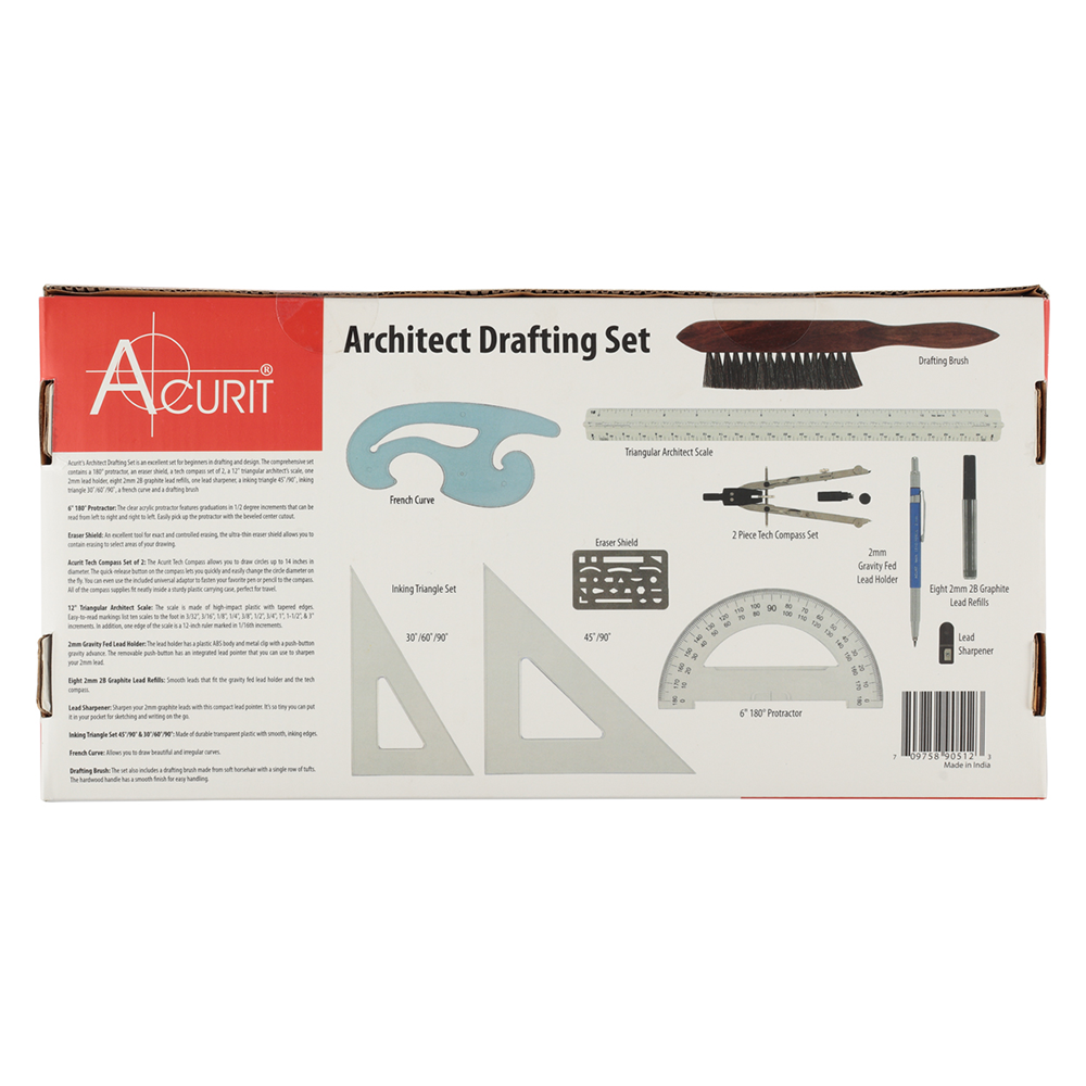 Acurit 10 Piece Architect Design Set