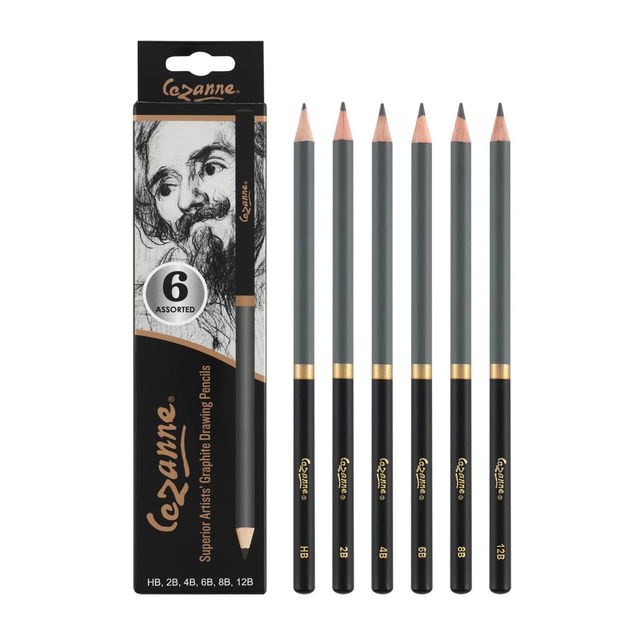 Creative Mark Cezanne Graphite Pencil 6 Assorted Grades Set - (92161) Creative Mark Cezanne Graphite Pencil 6 Assorted Grades Set - (92161)