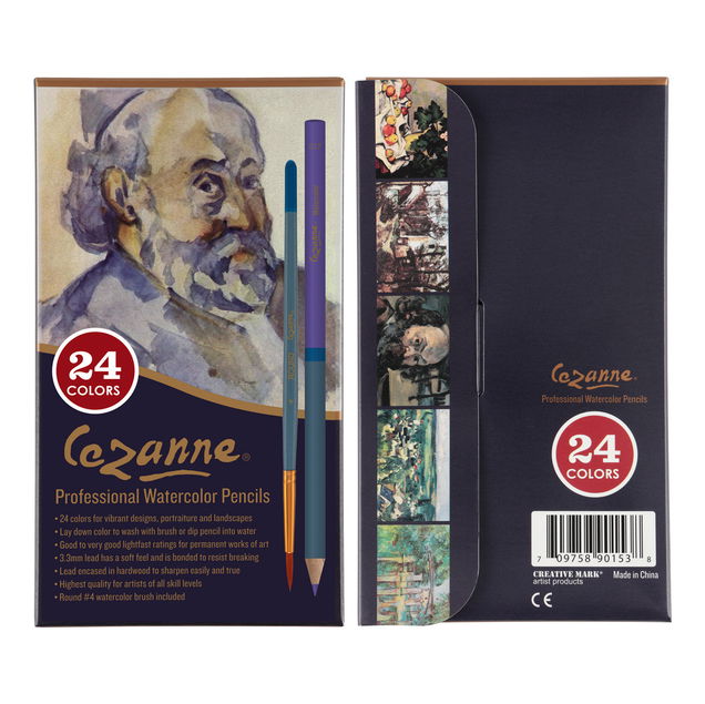 Creative Mark Cezanne Watercolor Pencil Set of 24 Colors - (90153) Creative Mark Cezanne Watercolor Pencil Set of 24 Colors - (90153)