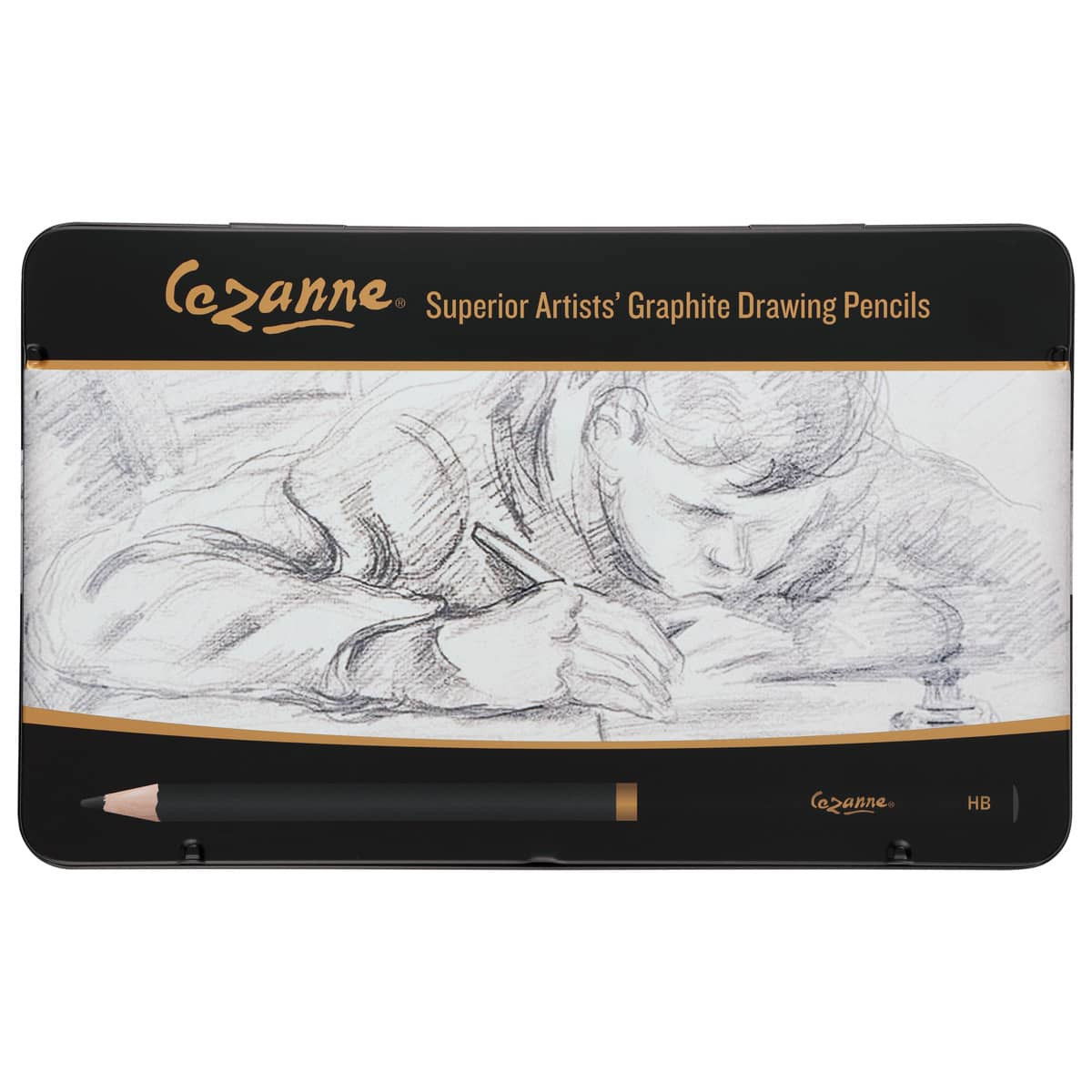 Creative Mark Cezanne Graphite Pencil Tin 12 Assorted Grades Set - (89717)