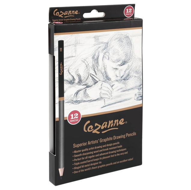 Creative Mark Cezanne Graphite Pencil Tin 12 Assorted Grades Set - (89717) Creative Mark Cezanne Graphite Pencil Tin 12 Assorted Grades Set - (89717)