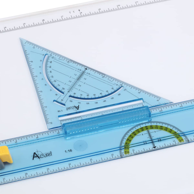 Acurit 12" x 16" Technical Drawing Board with Parallel Ruler Acurit 12" x 16" Technical Drawing Board with Parallel Ruler