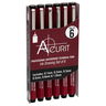 Acurit Waterproof Ink Drawing Technical Pen Set of 6 Acurit Waterproof Ink Drawing Technical Pen Set of 6