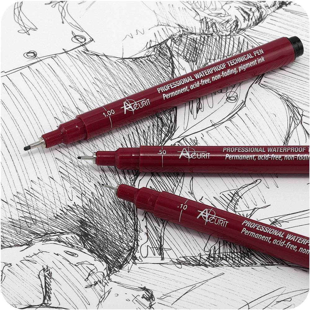 Acurit Waterproof Drawing Pens