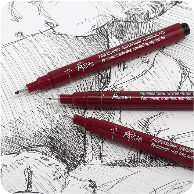 Acurit Waterproof Drawing Pens Acurit Waterproof Drawing Pens