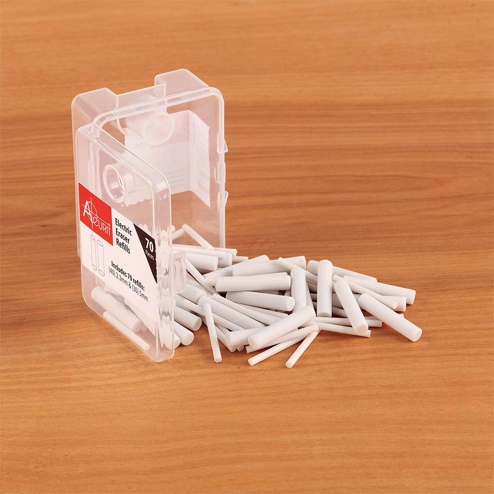 Acurit Electric Eraser Refills Assorted Pack of 70