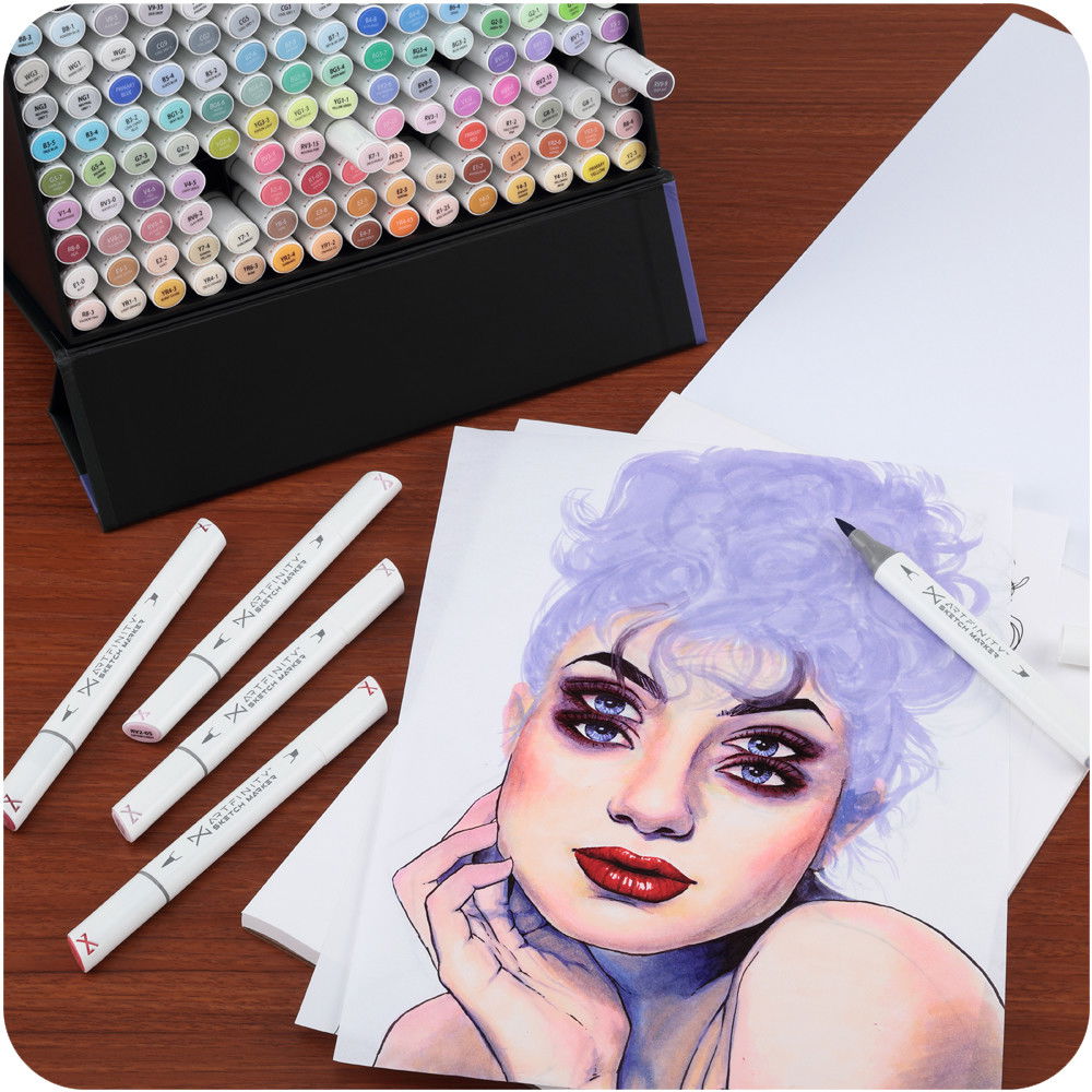 Artfinity Alcohol Dual-Tip Sketch Markers