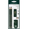 Faber-Castell 9000 Jumbo Graphite Pencil 2pk with Sharpener and Eraser Faber-Castell 9000 Jumbo Graphite Pencil 2pk with Sharpener and Eraser