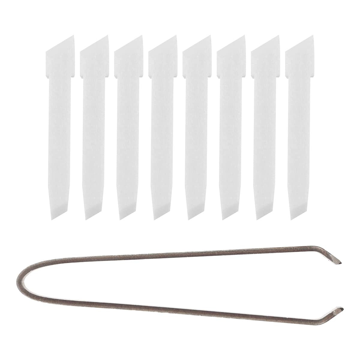 Artfinity Sketch Marker Chisel Replacment Nibs 8 Pack + Tweezers - (91867)