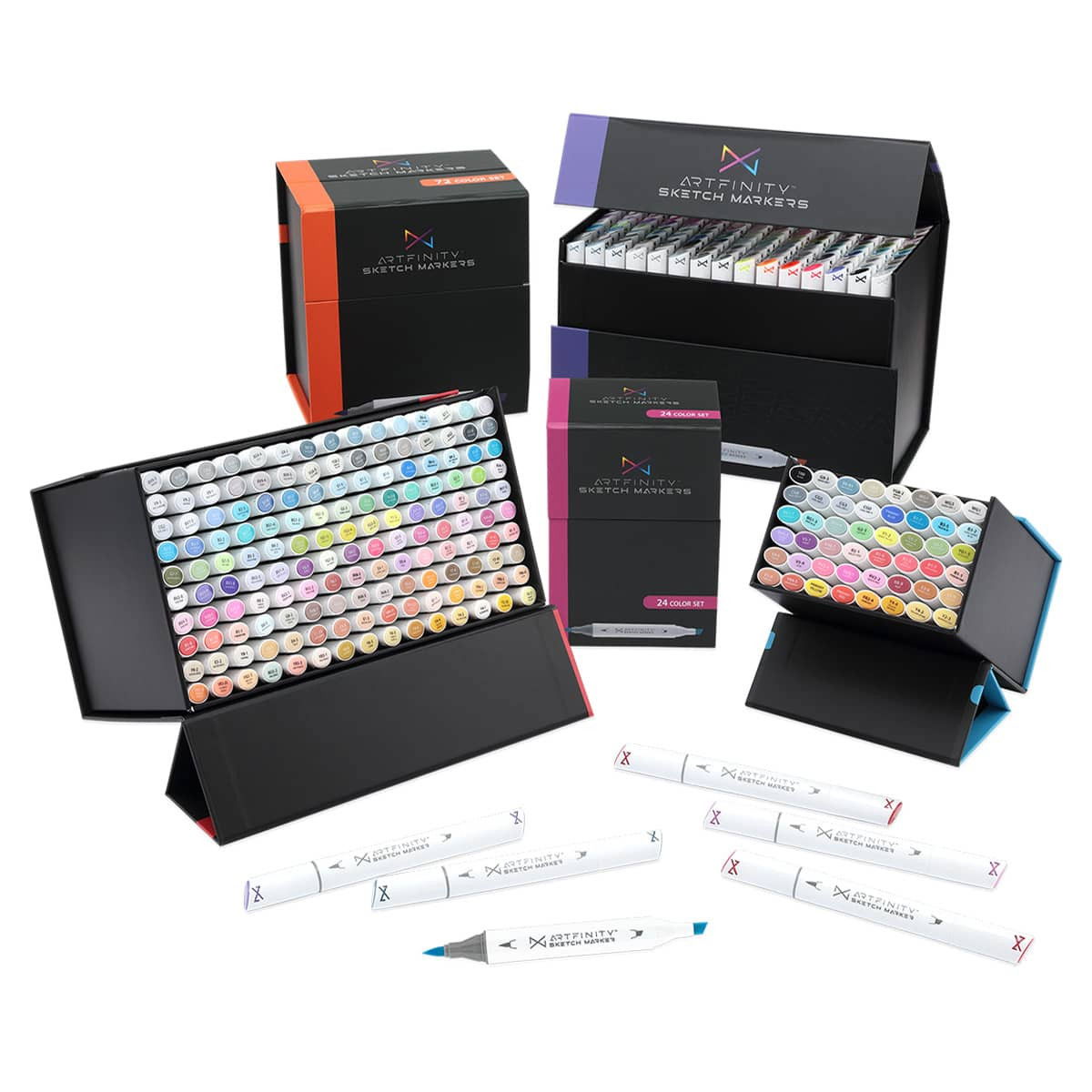 Artfinity Alcohol Dual-Tip Sketch Marker Sets