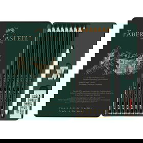 Faber-Castell Pitt Matt Graphite Pencil 11 Set + Accessories