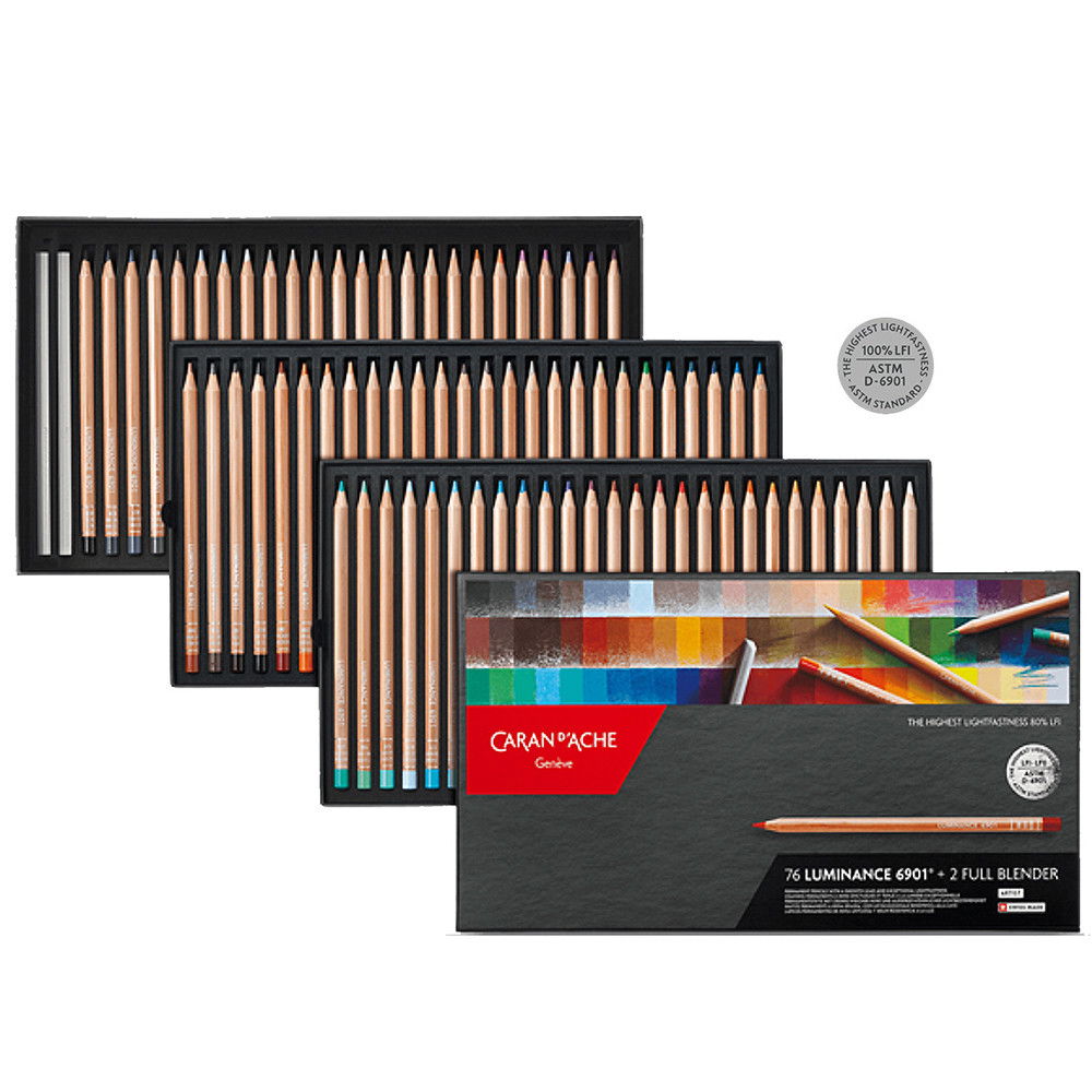 Caran D 'Ache Luminance 6901 Colored Pencil Sets