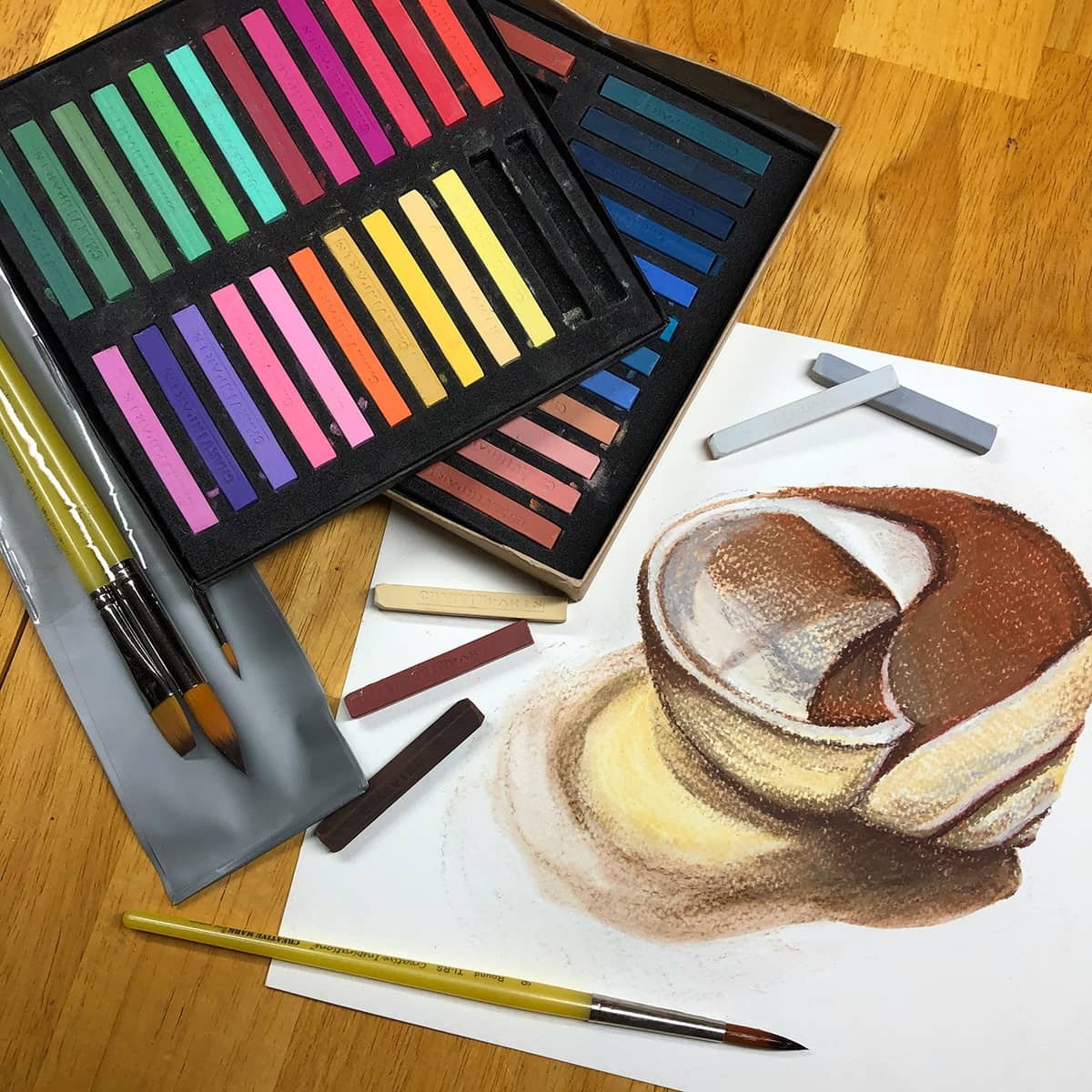 Charvin Watersoluble Pastel Painting Sticks Set of 48