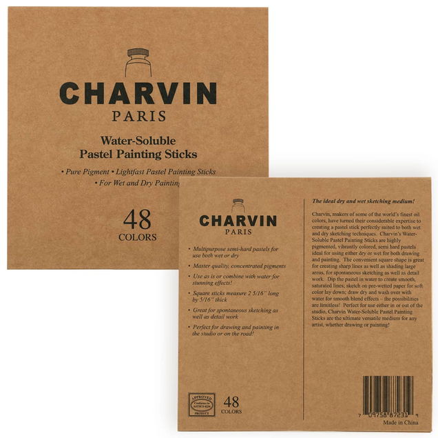Charvin Watersoluble Pastel Painting Sticks Set of 48 Charvin Watersoluble Pastel Painting Sticks Set of 48